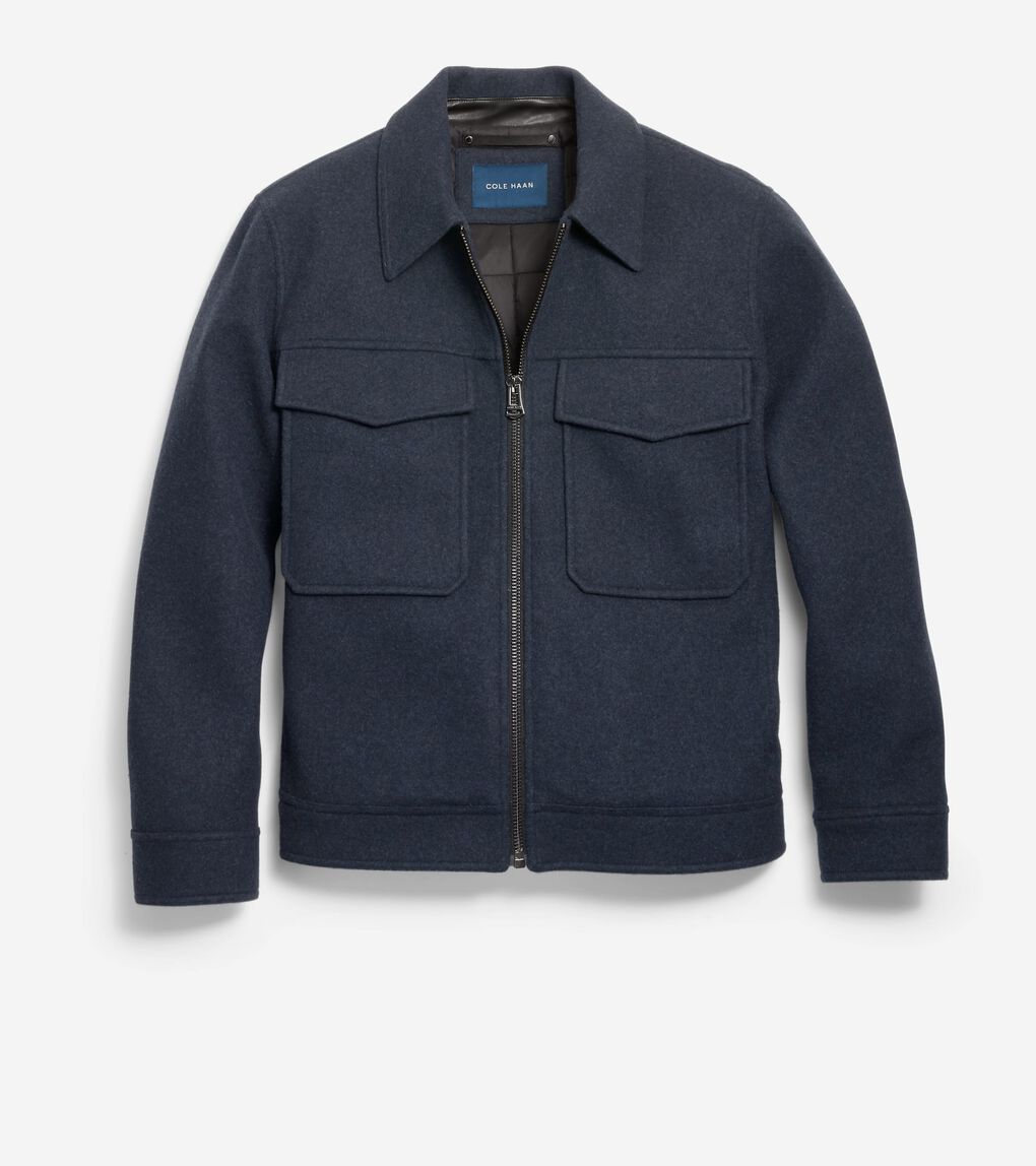 Men's Short Wool Jacket