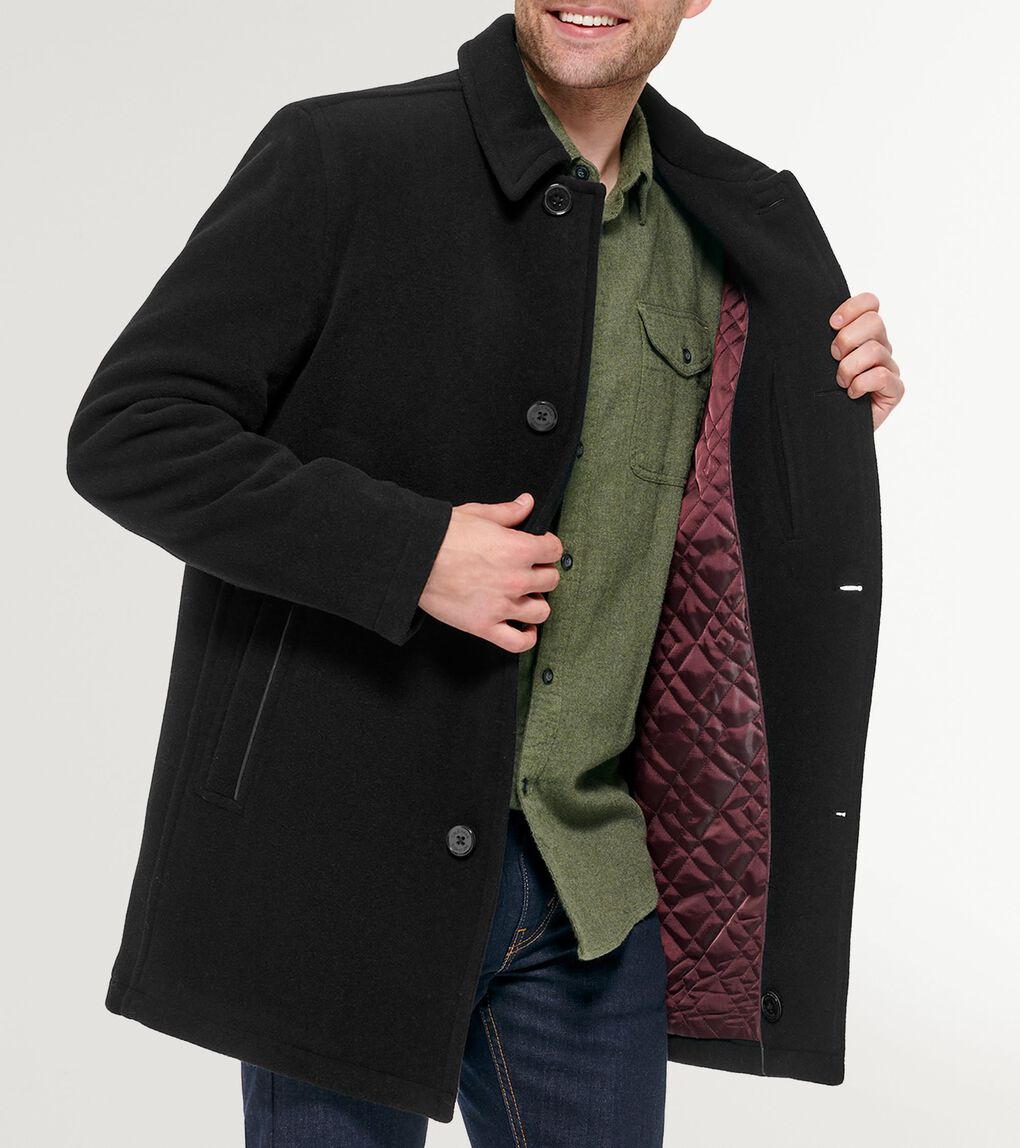 Men's Wool Car Coat