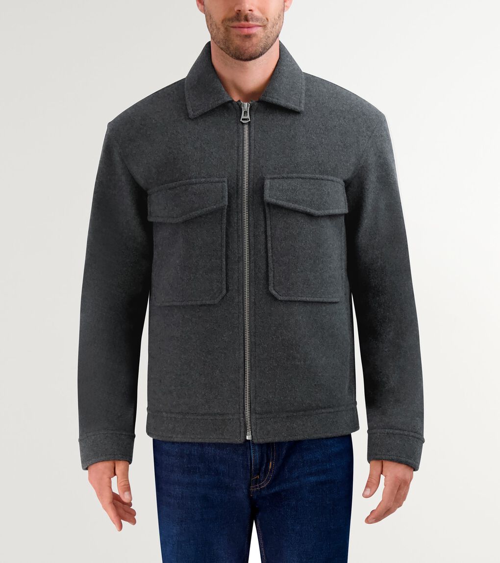 Men's Short Wool Jacket