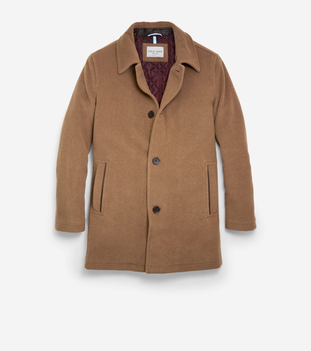 Men's Wool Car Coat