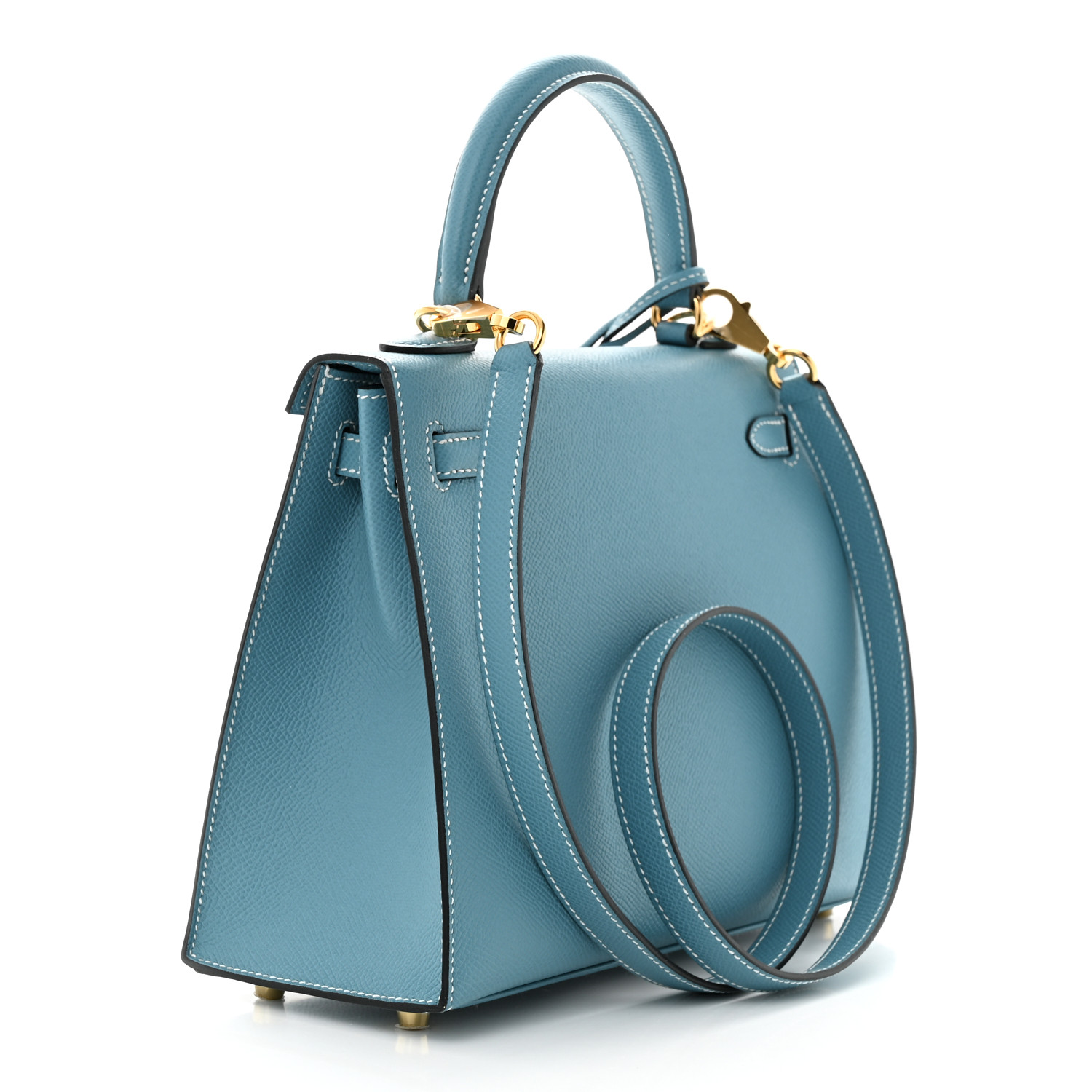 Epsom Kelly Sellier 25 New Blue Jean