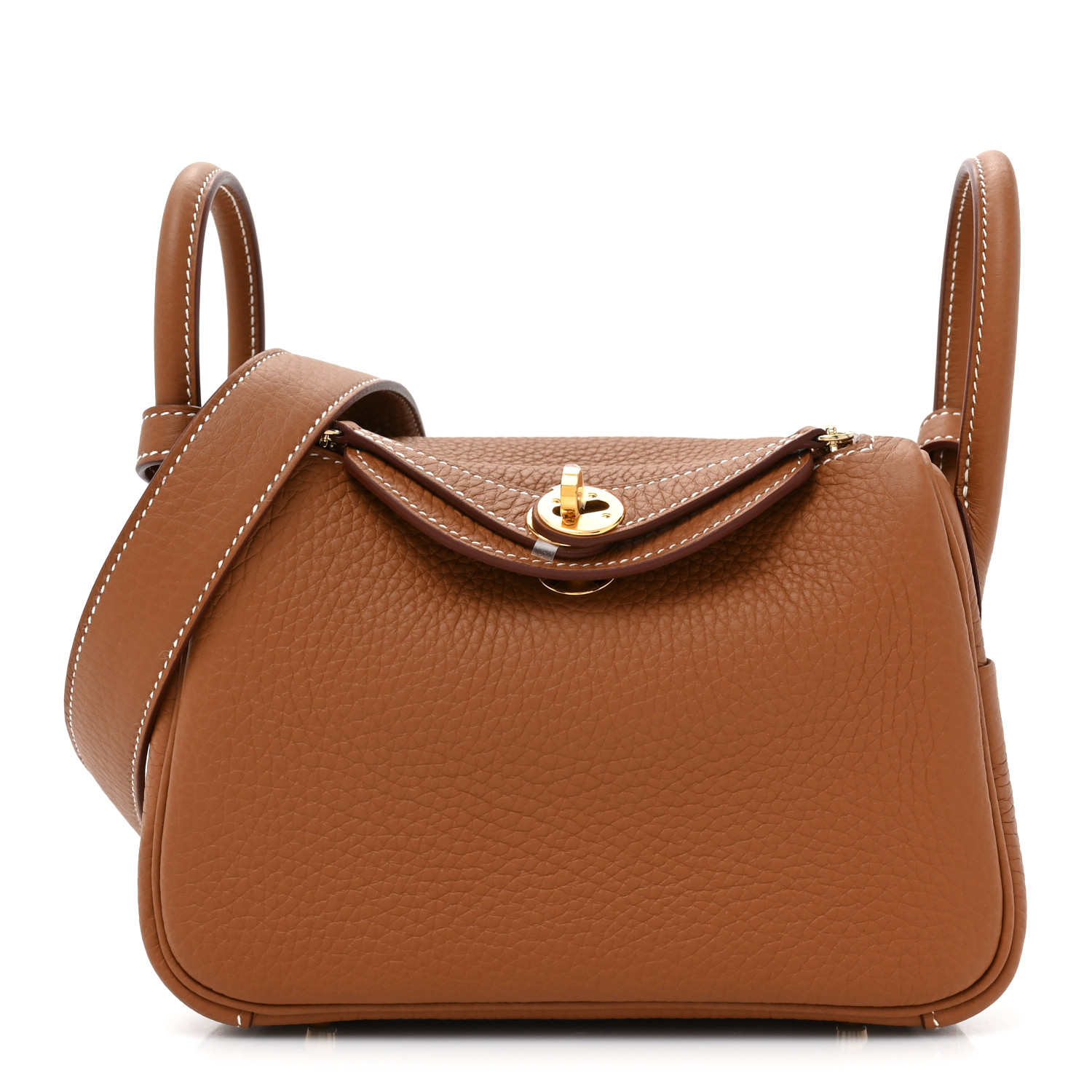 Taurillon Clemence Mini Lindy 20 Gold