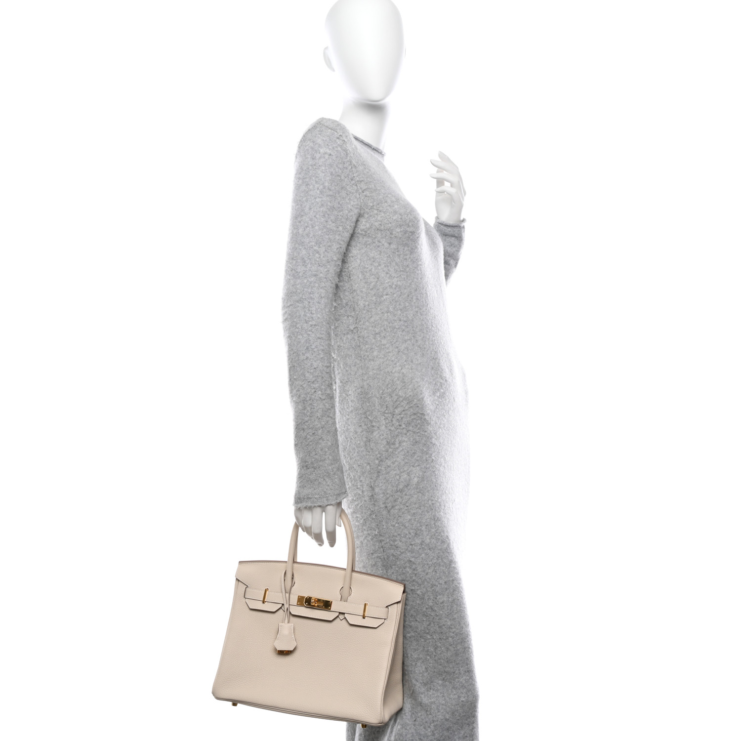 Togo Birkin 30 Craie（Golden Lock）
