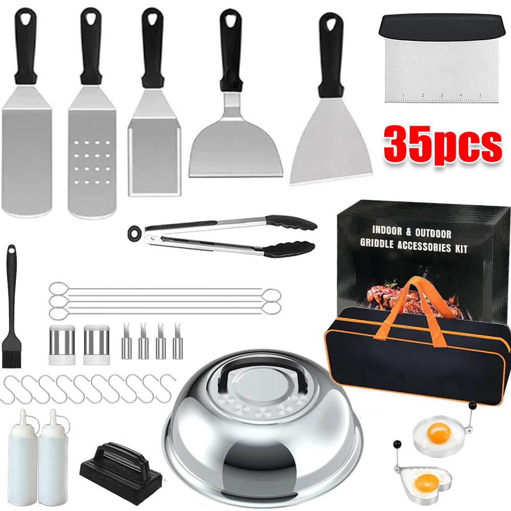 35pcs Blackstone Griddle Accessories Kit for Outdoor Camping, Stainless