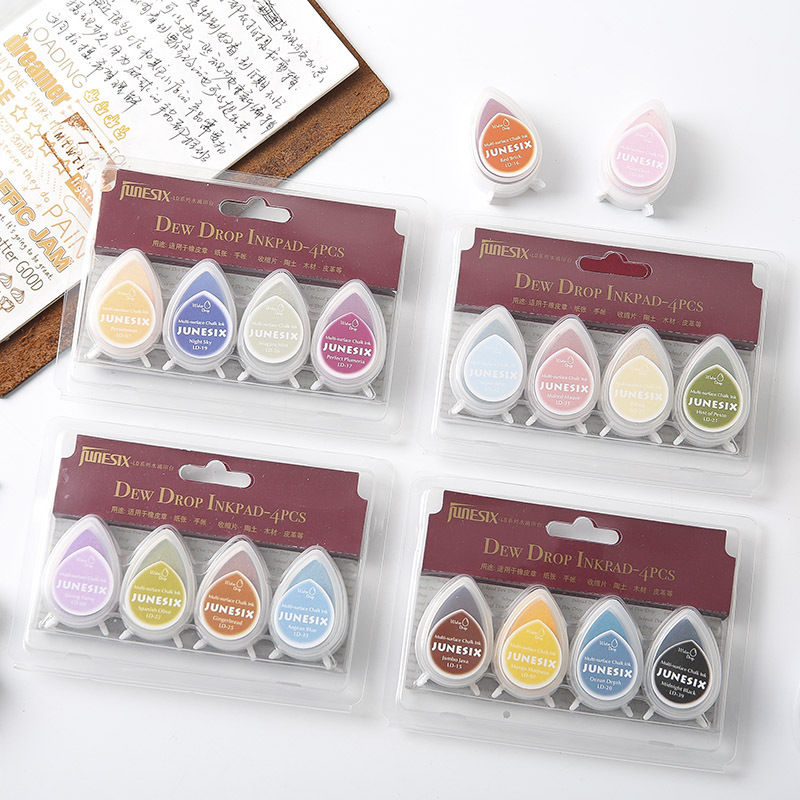 4PCS DIY Drop Inkpad