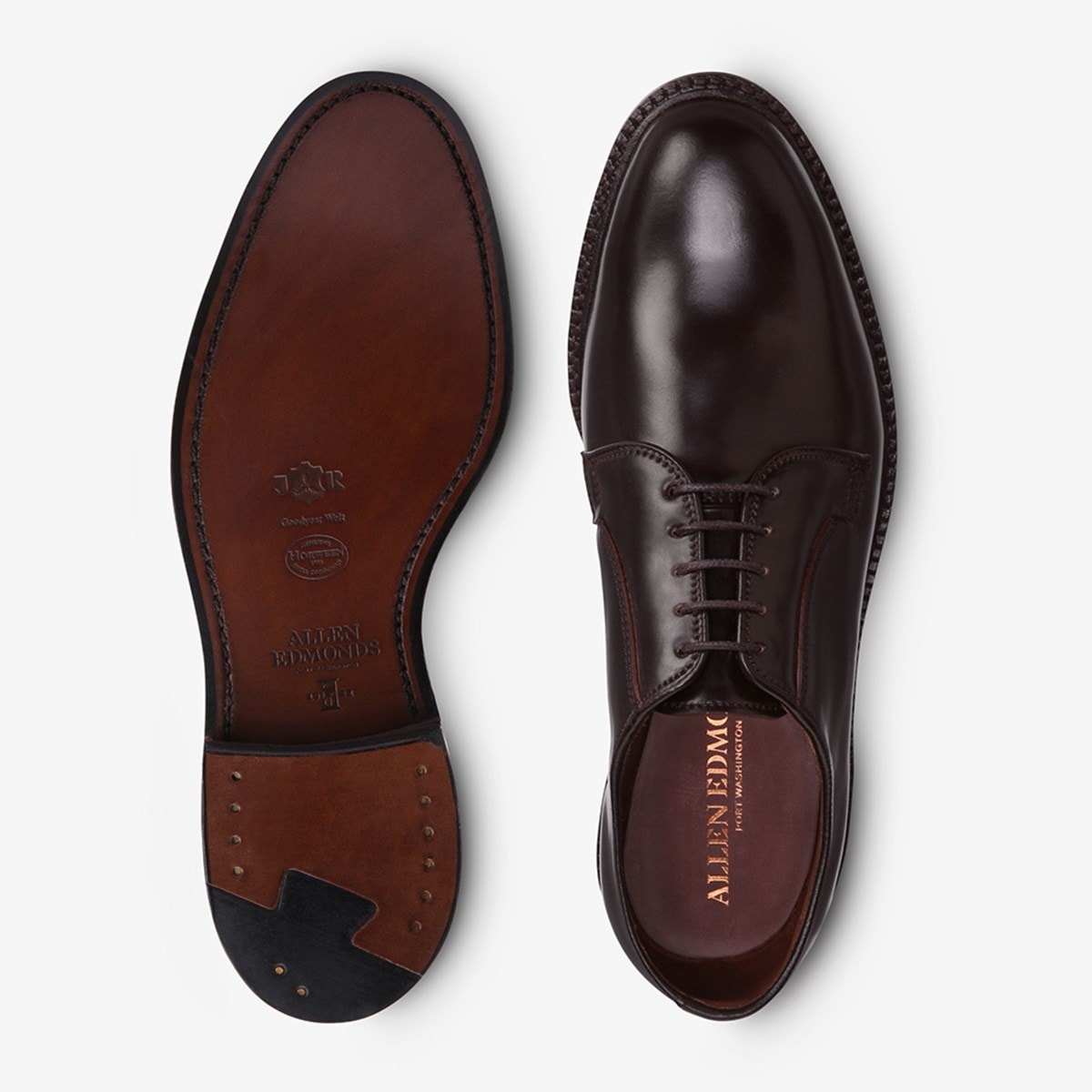 Leeds Shell Cordovan Derby Dress Shoe