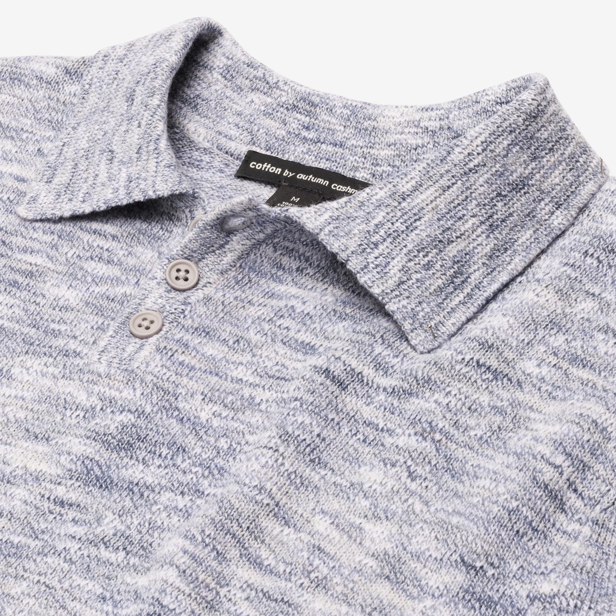 Autumn Cashmere Cotton Knit Polo