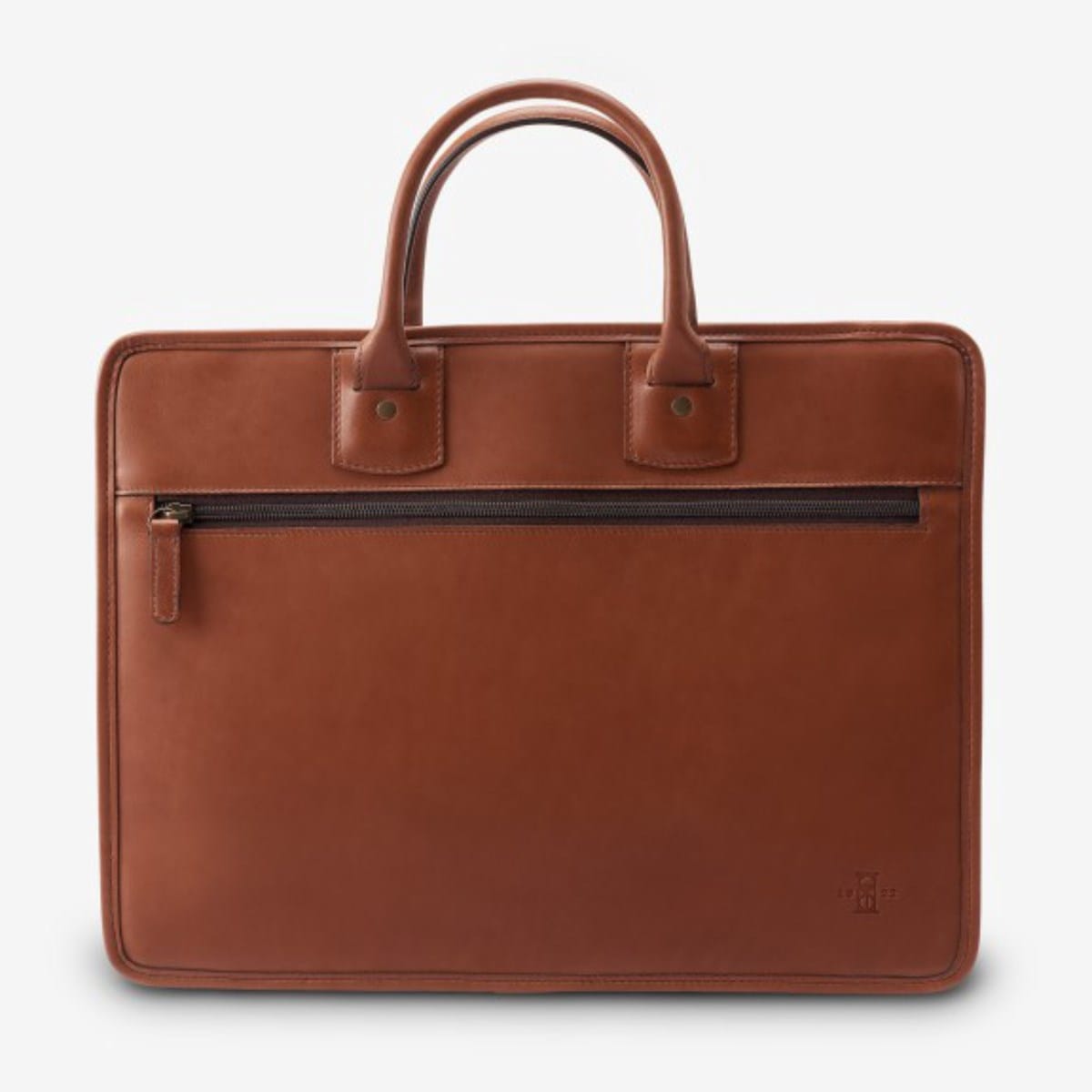 Saddle Leather Collection - Single Gusset Briefcase