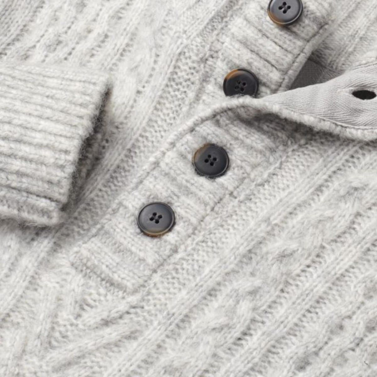 Schott® N.Y.C. Fisherman Mock Neck Sweater