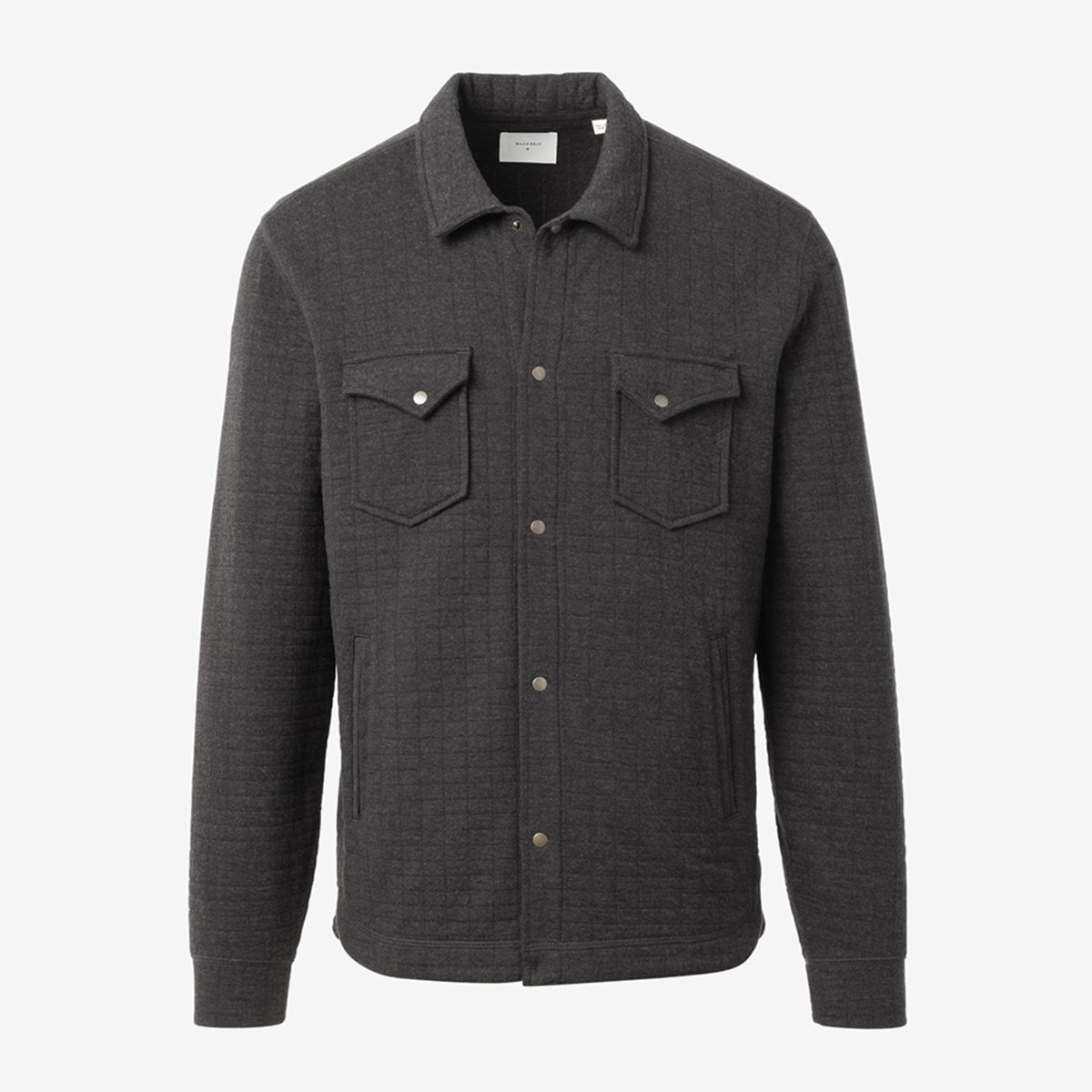 Billy Reid Grid Quilted Knit Jacket
