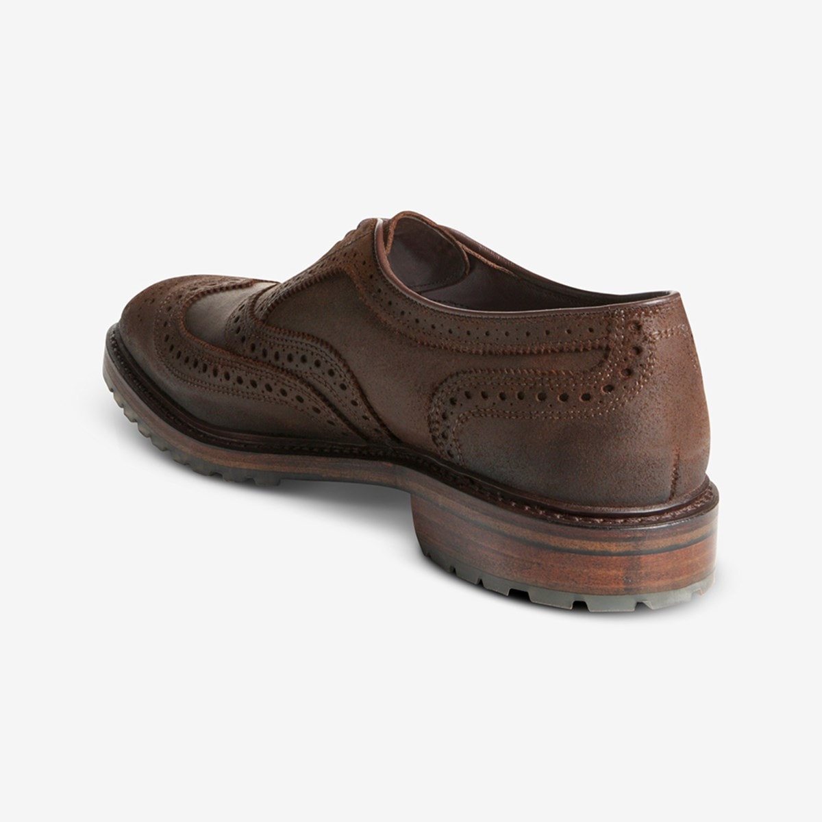 McTavish Wingtip Oxford Waxed Suede Dress Shoe