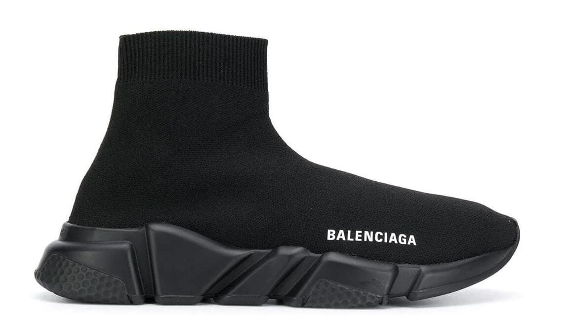 BALENCIAGA - BLACK SPEED SOCK TRAINERS