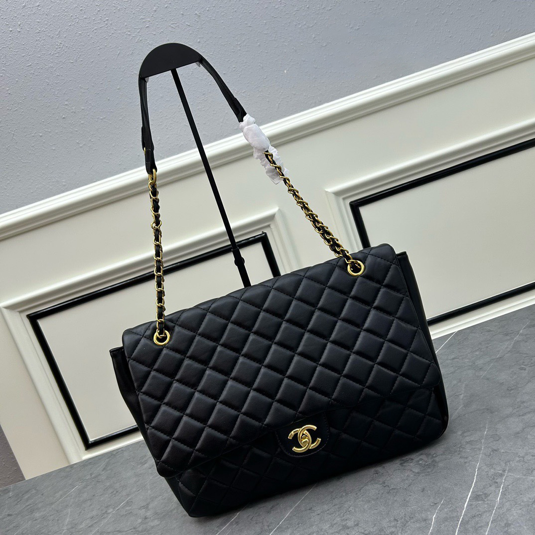 Chanel CF Maxi Leather Handbag Shoulder Bag (Replica)