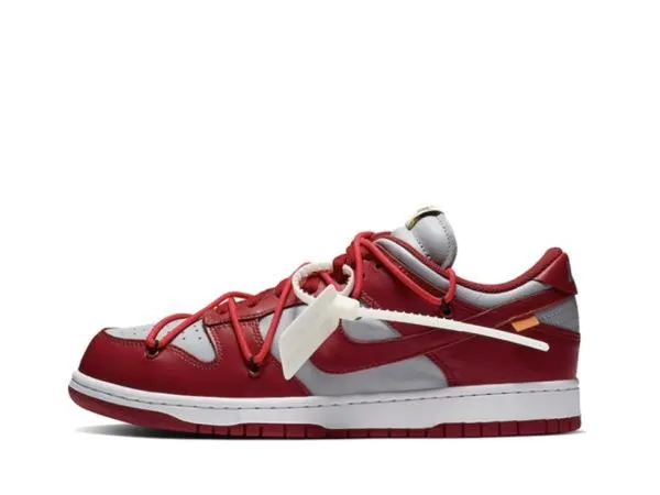 Off-White x Dunk Low LTHR OW Red(Replica)