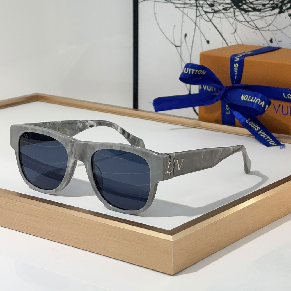 Louis Vuitton LV Mirror Leg Logo identification sunglasses Top quality (Replica)