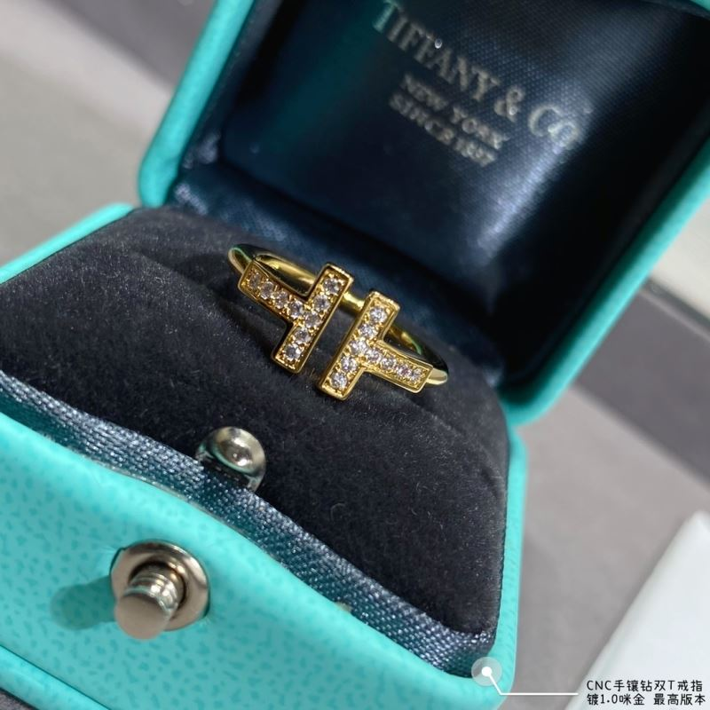 Tiffany Double T Diamond Ring