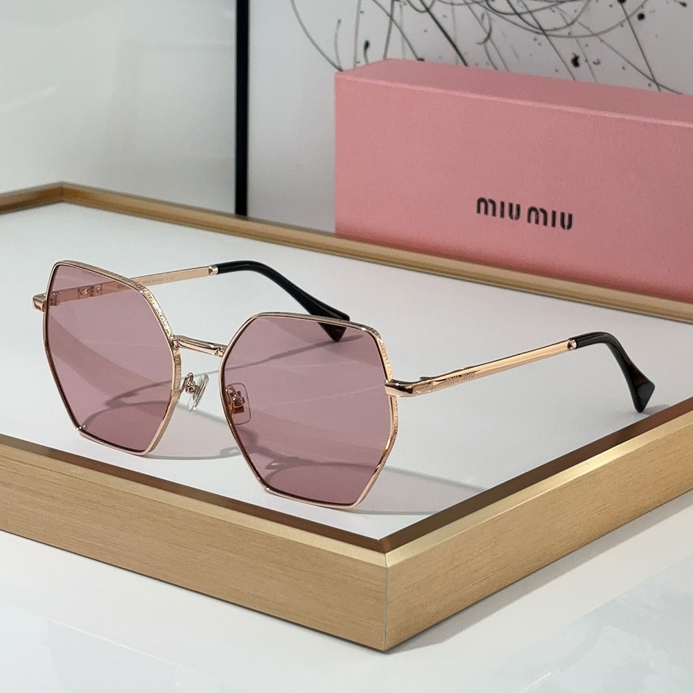 Miumiu Polygon slim Frame Sunglasses Top quality (Replica)