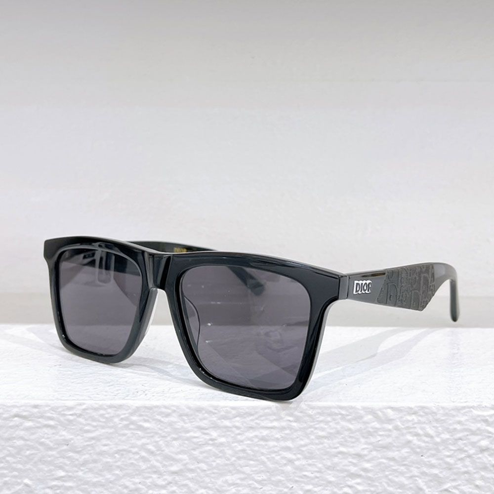 Dior Logo Leg Plate Frame sunglasses Top quality (Replica)