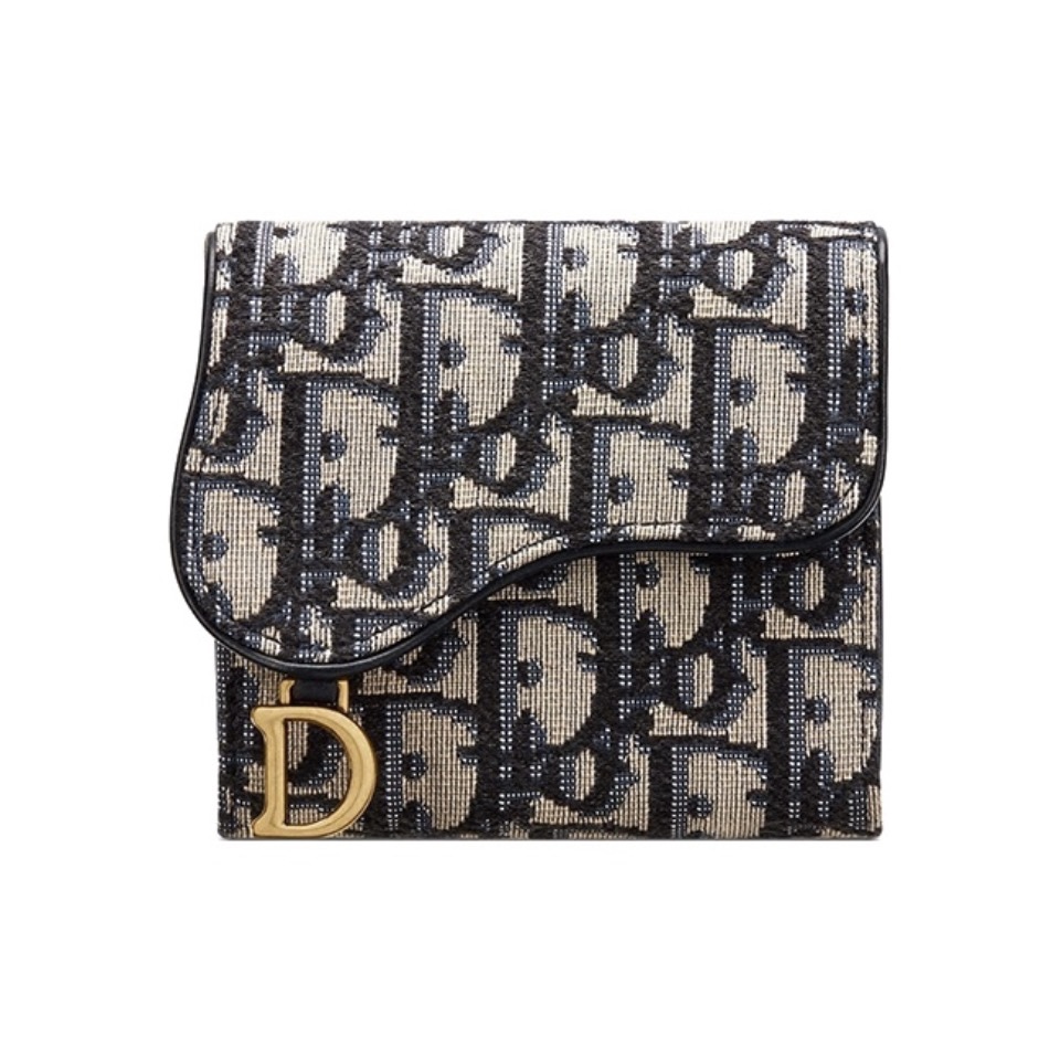 Dior saddle Three Fold Wallet(Replica)