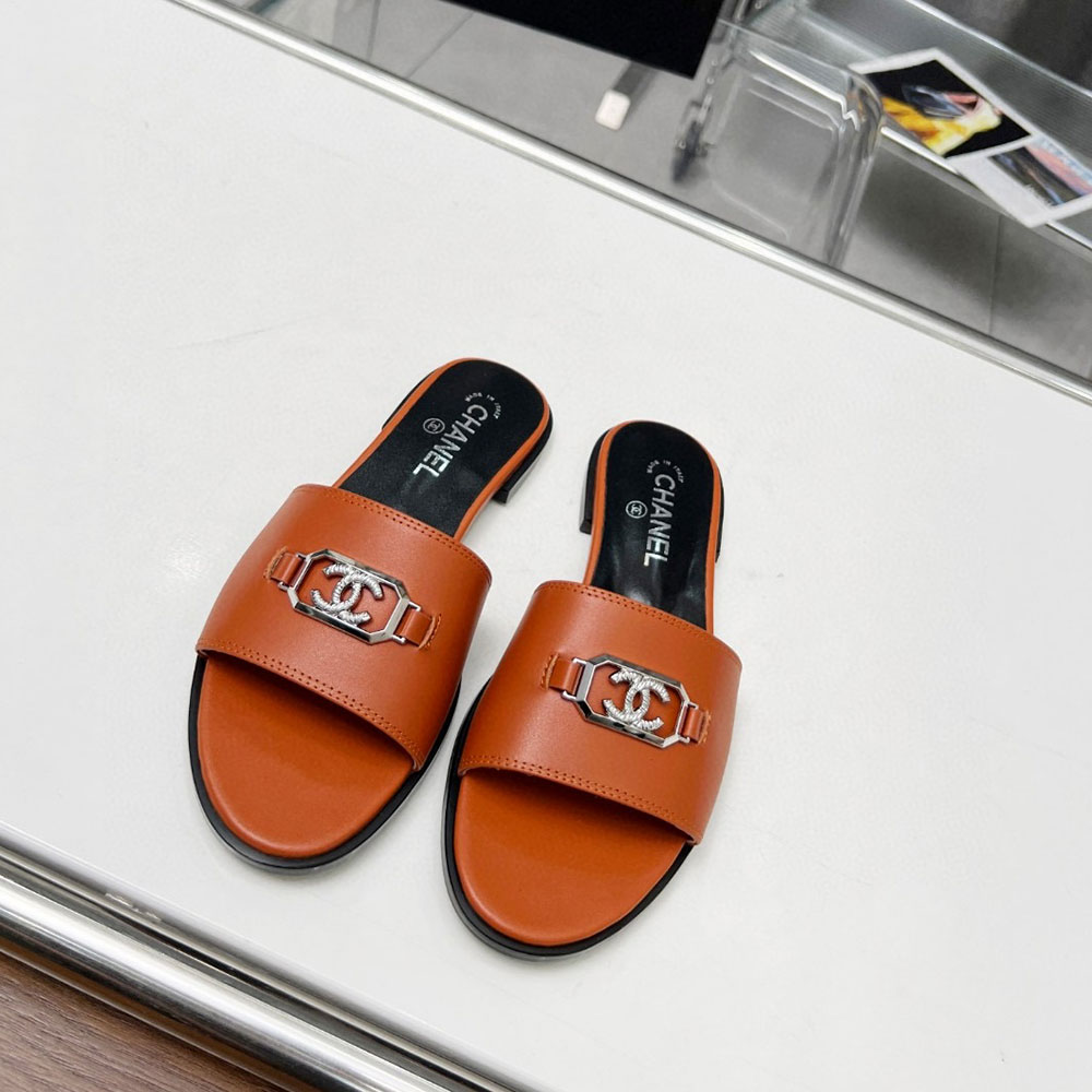 Chanel Flat Opflopsen-toed Flip-flops Slide Sandal (Replica)