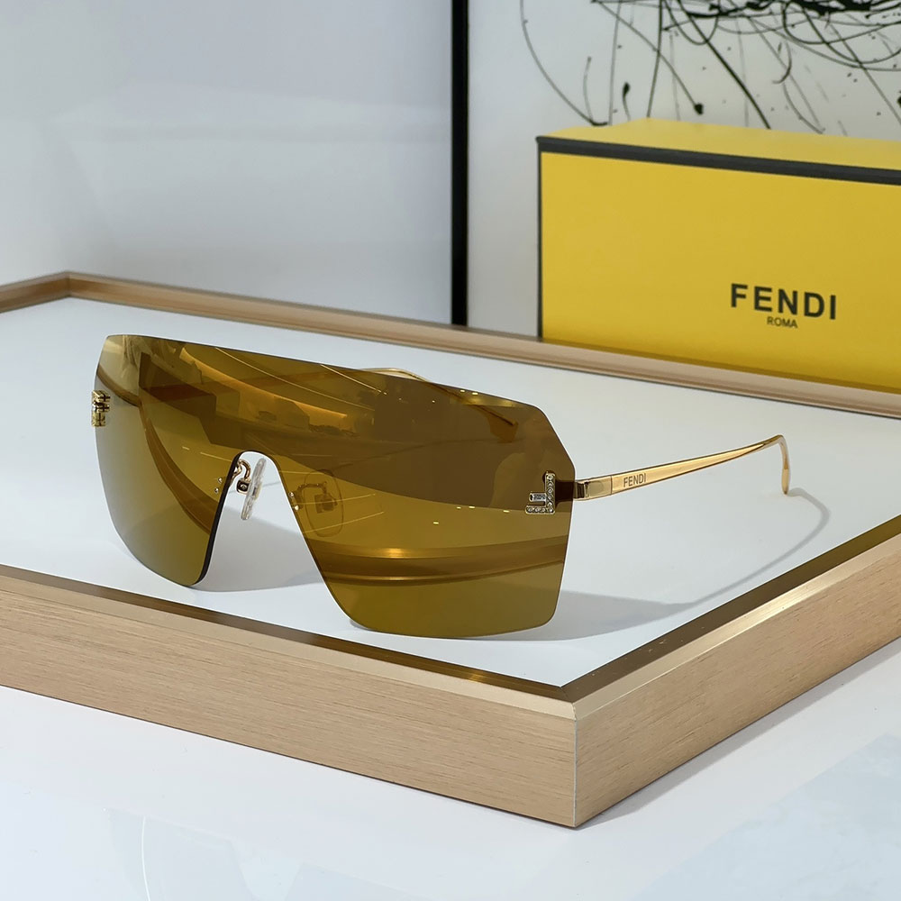 Fendi Aviator Rimless Sunglasses Top quality (Replica)