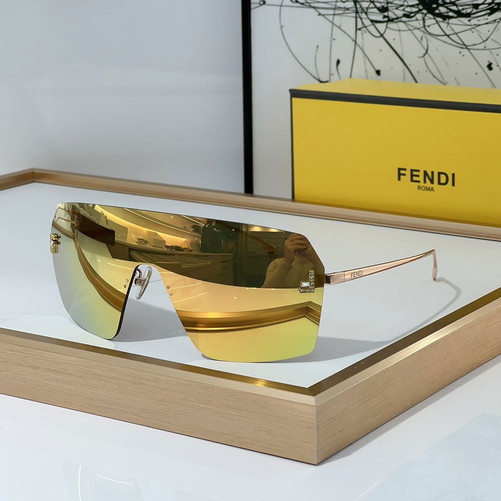 Fendi Aviator Rimless Sunglasses Top quality (Replica)