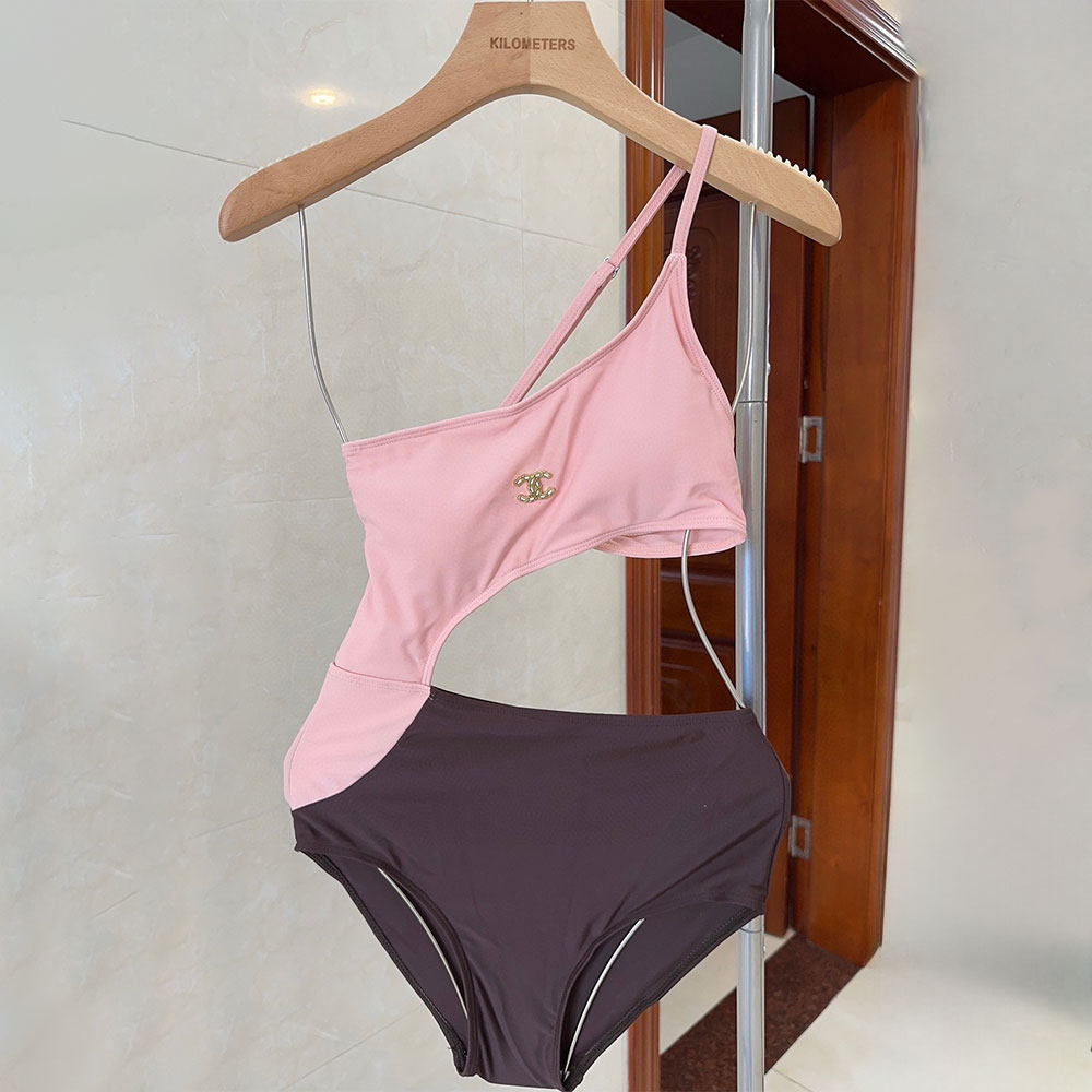 Chanel Suspender One-piece Swimsuit Swimwear（Replica）