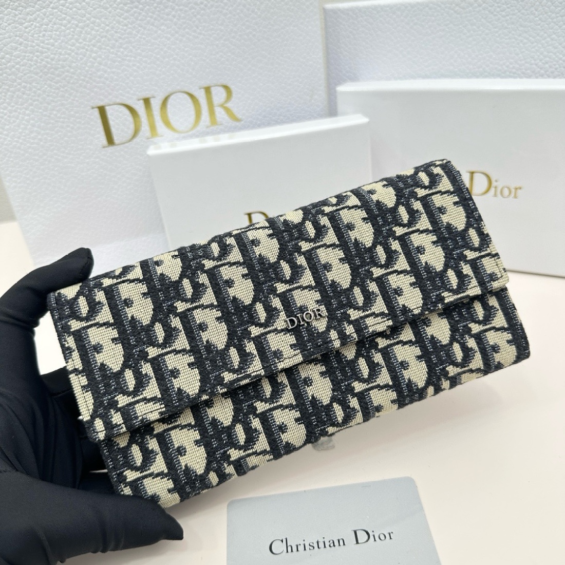 Dior Oblique Long Wallet(Replica)