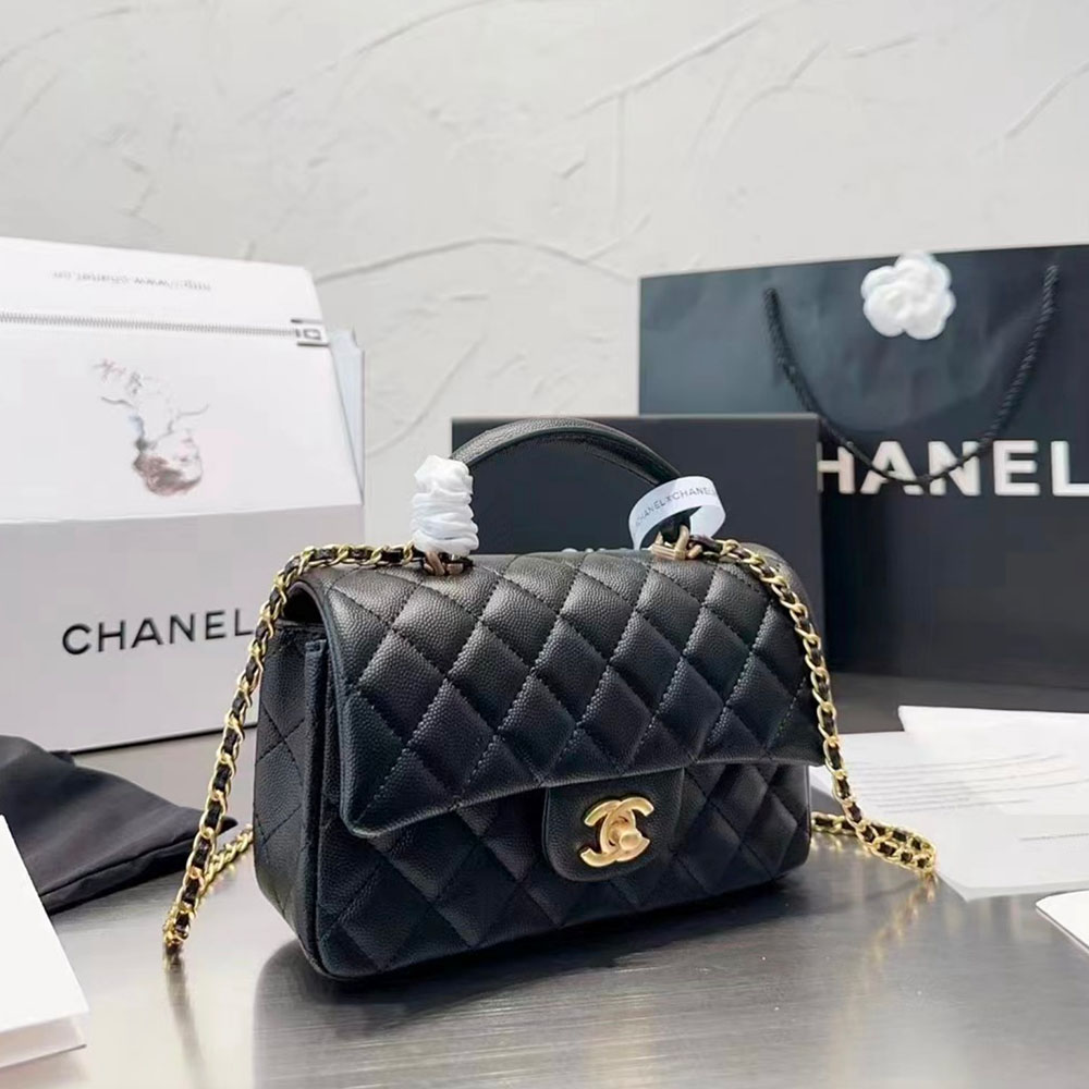 Chanel Lambskin Trendy CC Handle Bag(Replica)