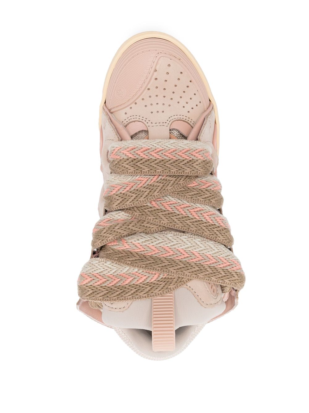 Lanvin LEATHER CURB SNEAKERS(Replica)