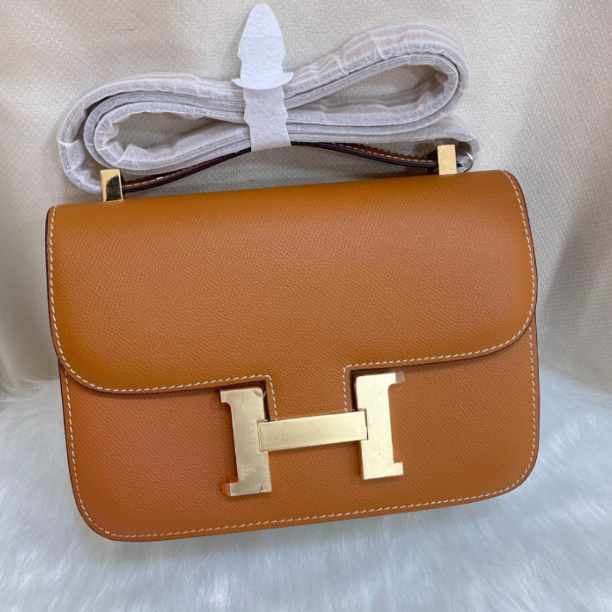 Hermes Kelly Gold Buckle Bag Hanbag(Replica)