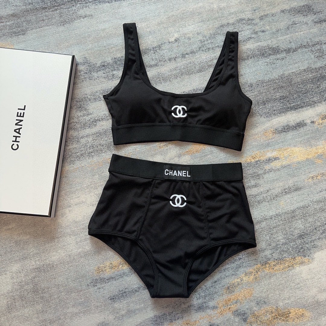 Chanel Two-piece Swimsuit  Swimwear（Replica）