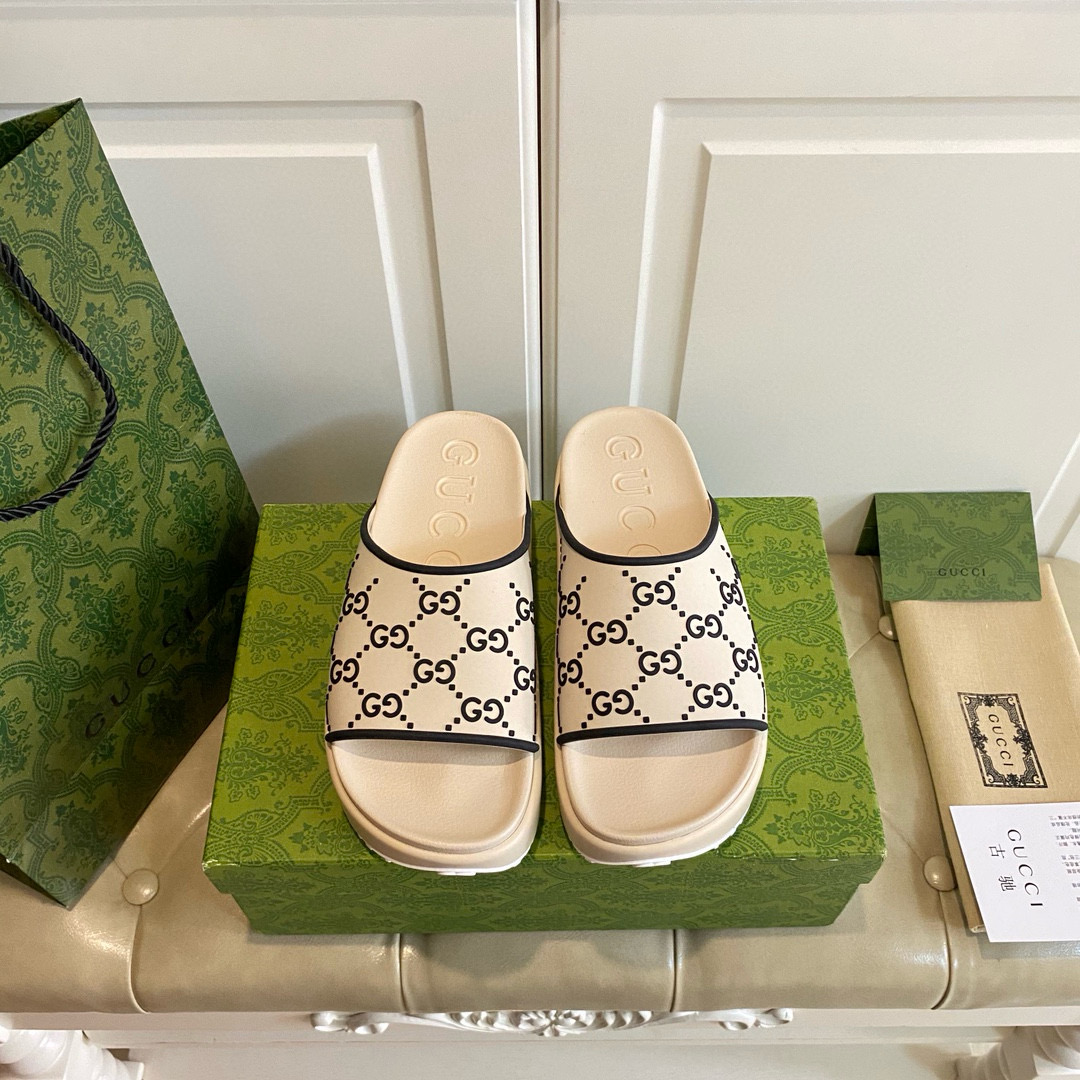 Gucci Platform Sandals Slide Sandal (Replica)