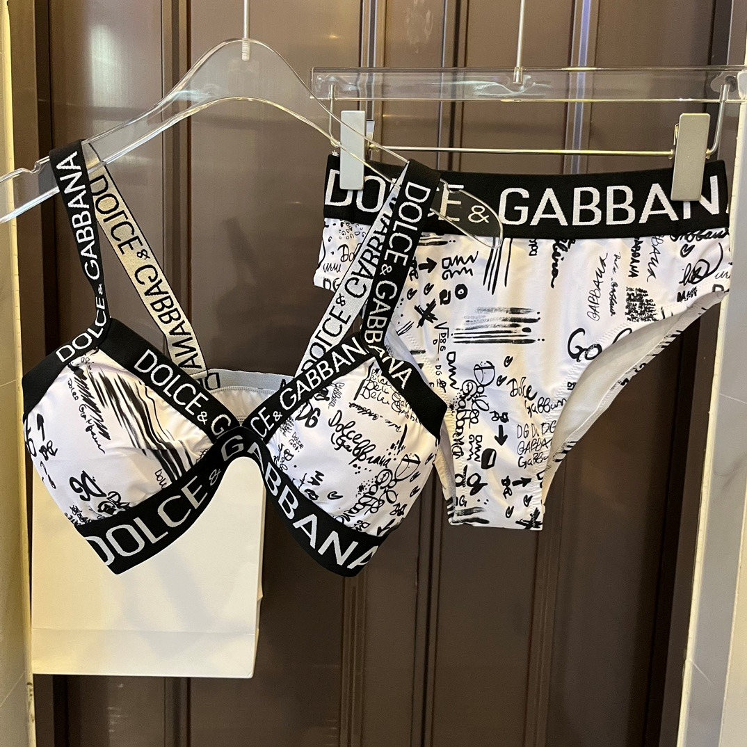 DOLCE & GABBAN DG Two-piece Swimsuit  Swimwear（Replica）