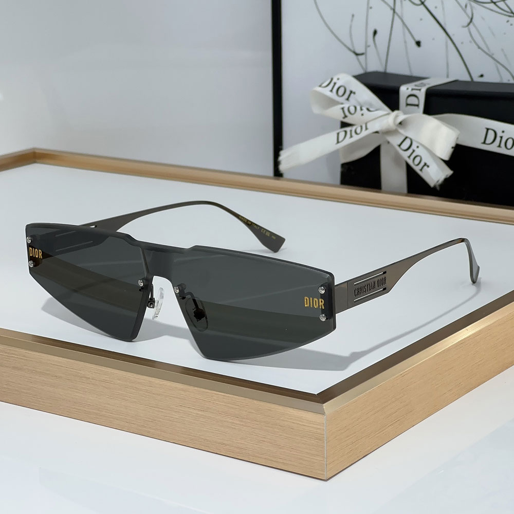 Dior Lens Logo Metal Frame sunglasses Top quality (Replica)