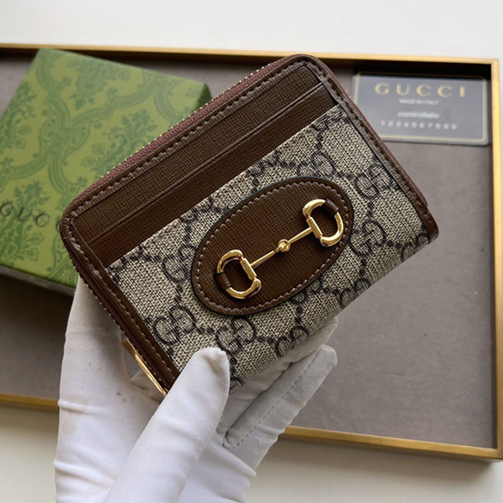 Gucci Unisex 1955 Card Holder Wallet 195501(Replica)
