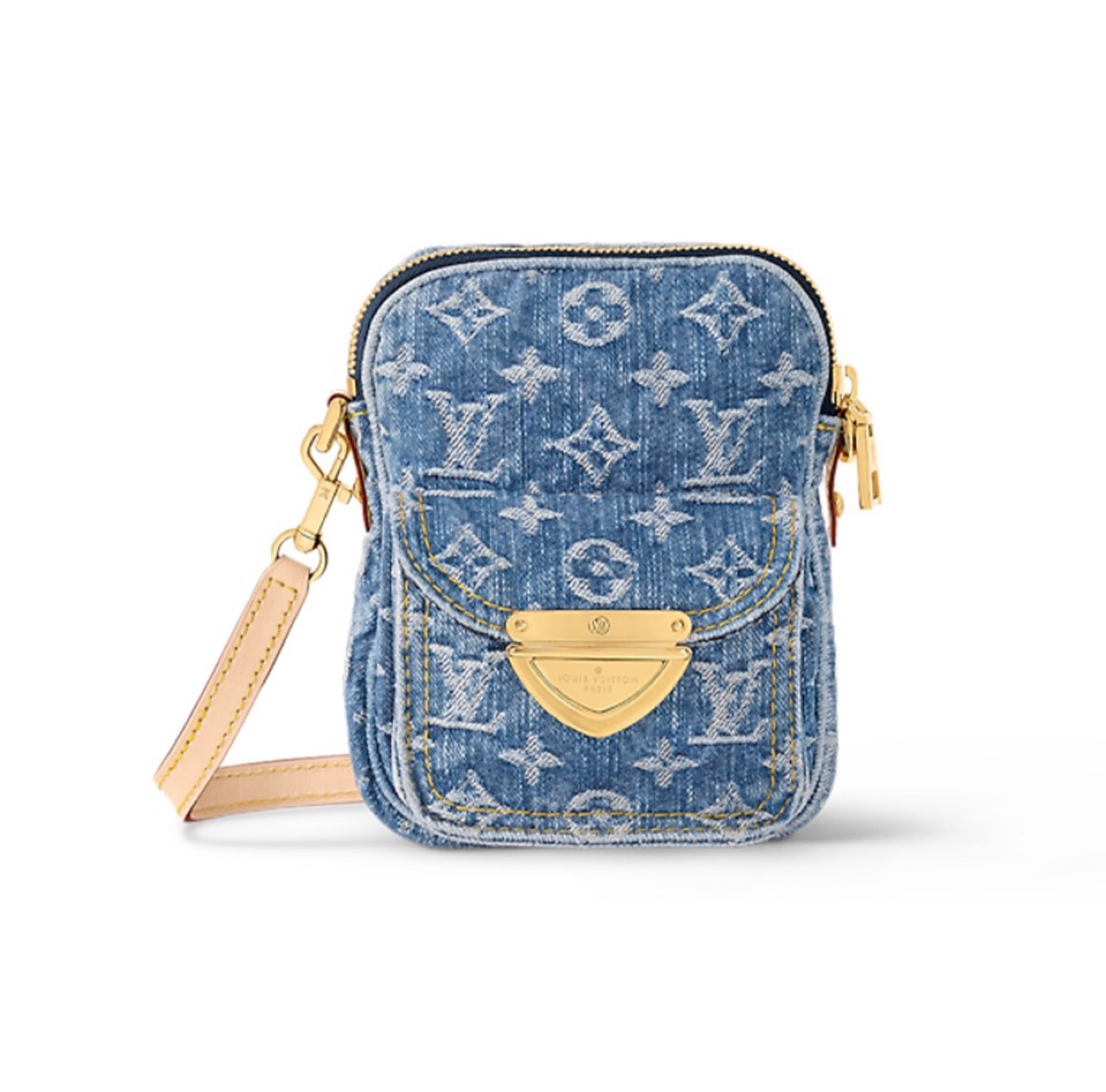 Louis Vuitton LV Zippered Shoulder Crossbody Bag M82948 Top quality(Replica)