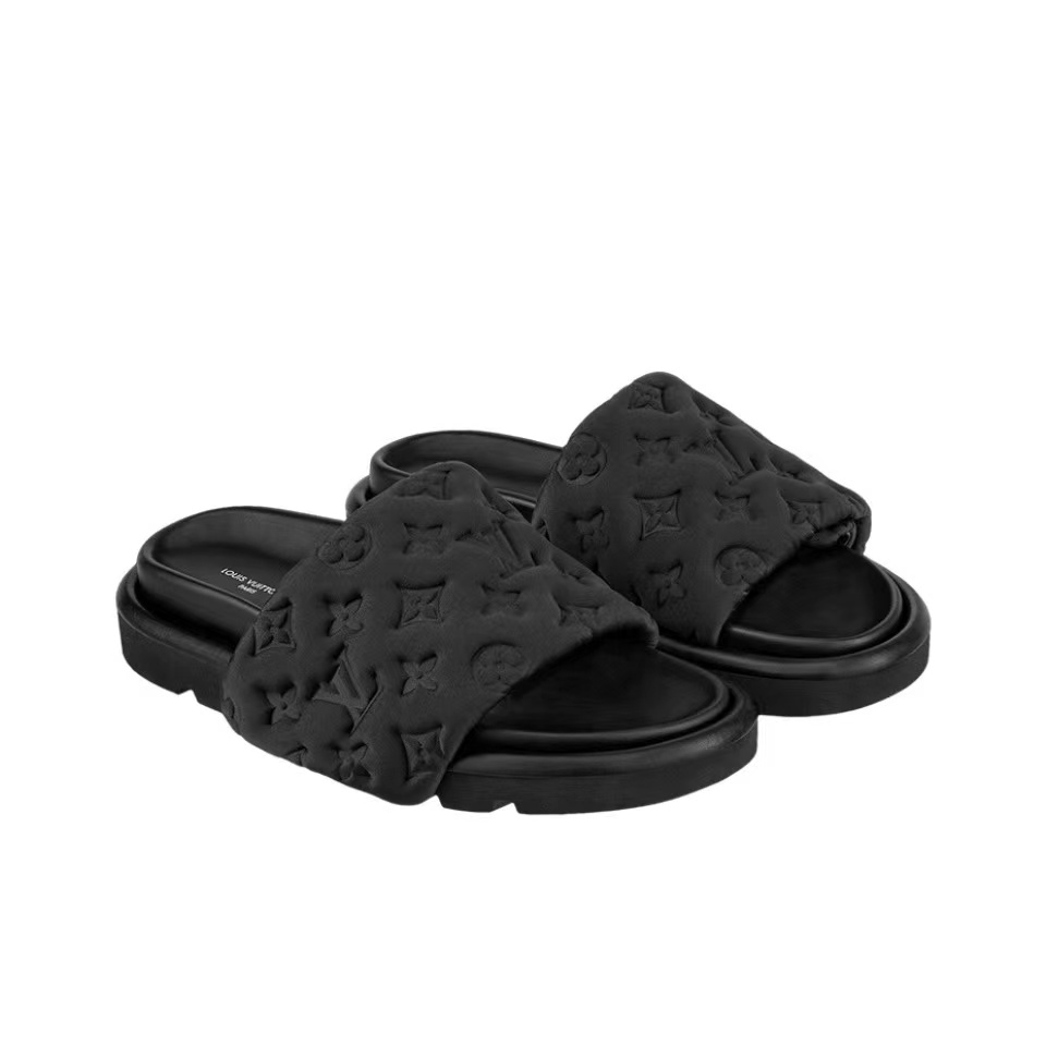 Louis Vuitton LV Pool Pillow Fashion Flat Flip-flops Slide Sandal (Replica)