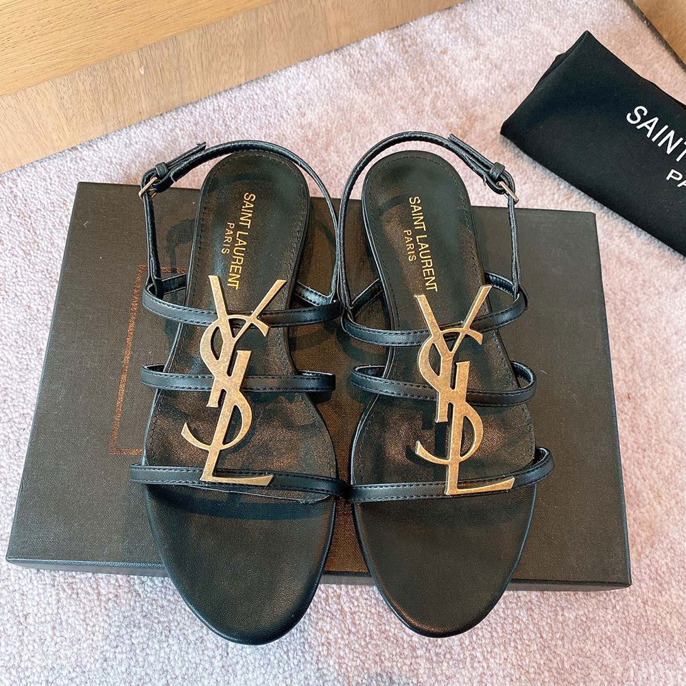 Saint Laurent YSL Open-toe Fashion Goes With Everything Slide Sandal (Replica)
