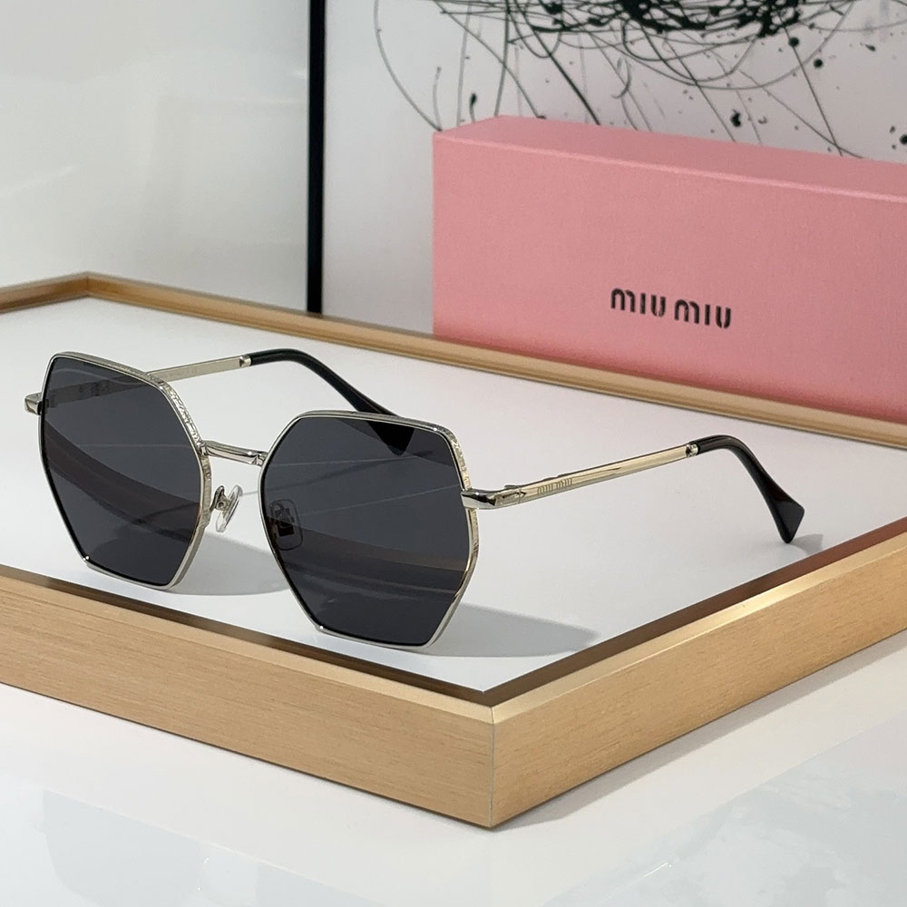 Miumiu Polygon slim Frame Sunglasses Top quality (Replica)