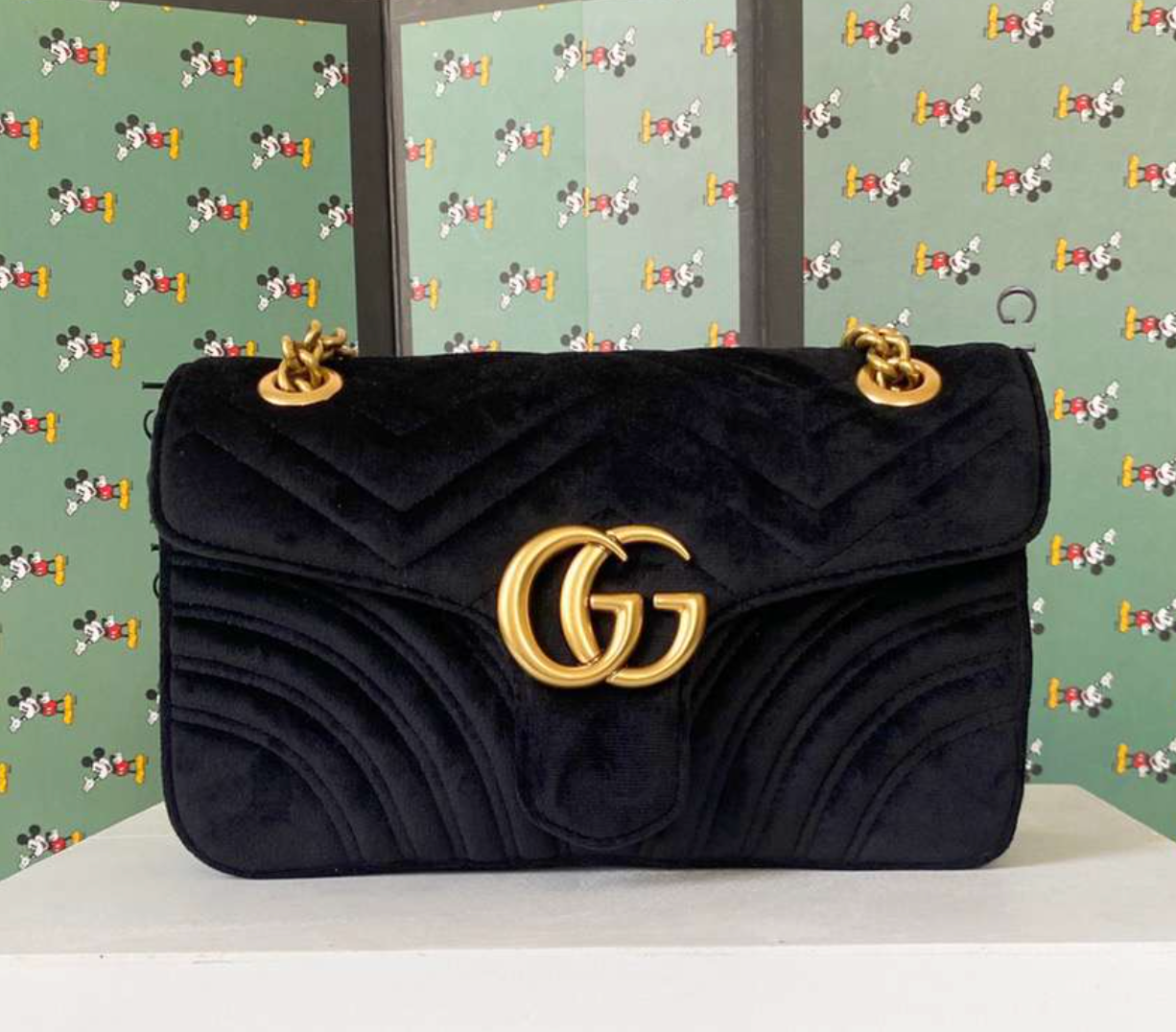 Gucci GG Marmont Velvet Small(Replica)