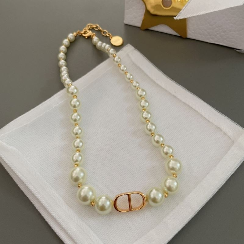 Christian Dior pearl necklace & Bracelets