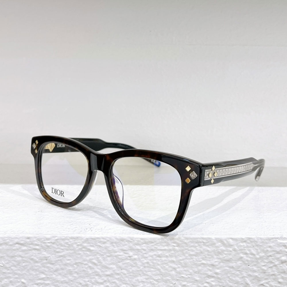 Dior Mirror Leg Diamond Logo sunglasses Top quality (Replica)