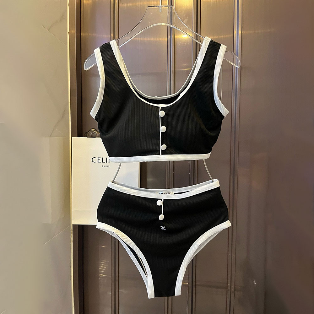 Chanel Two-piece Swimsuit Swimwear（Replica）