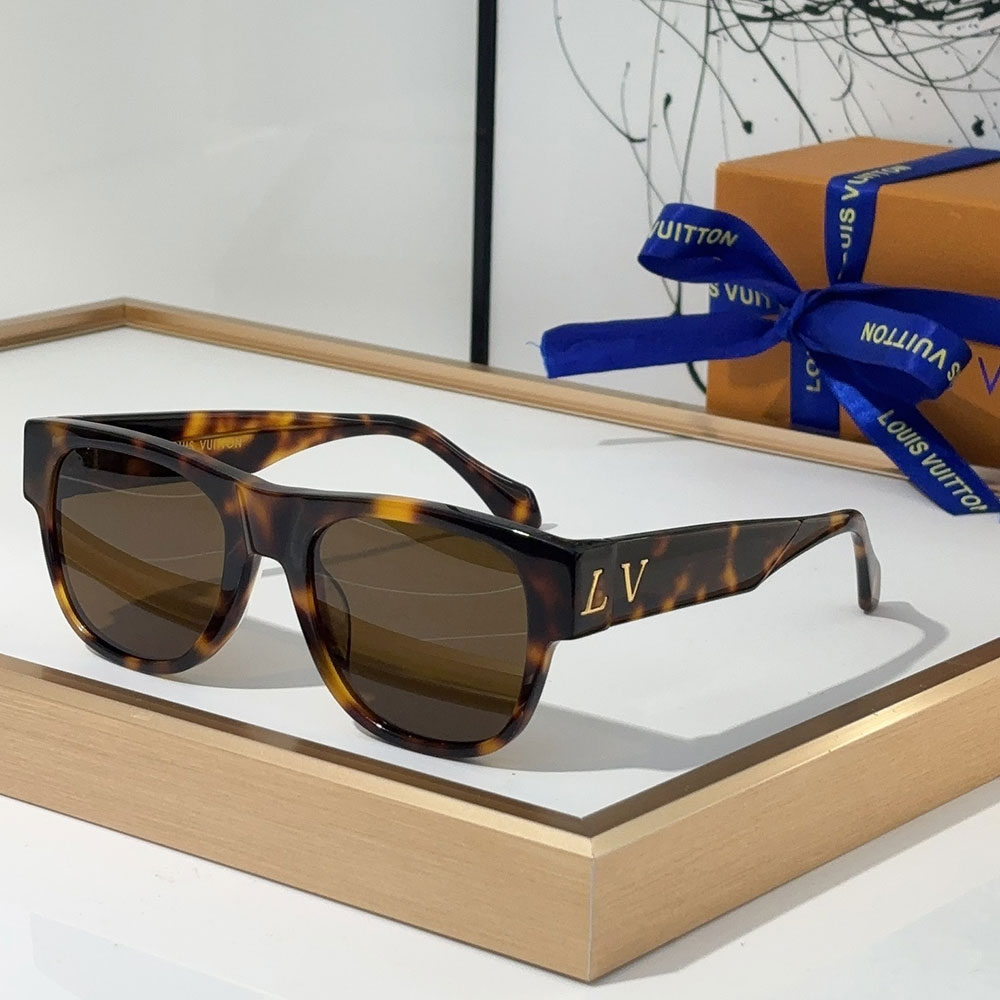 Louis Vuitton LV Mirror Leg Logo identification sunglasses Top quality (Replica)