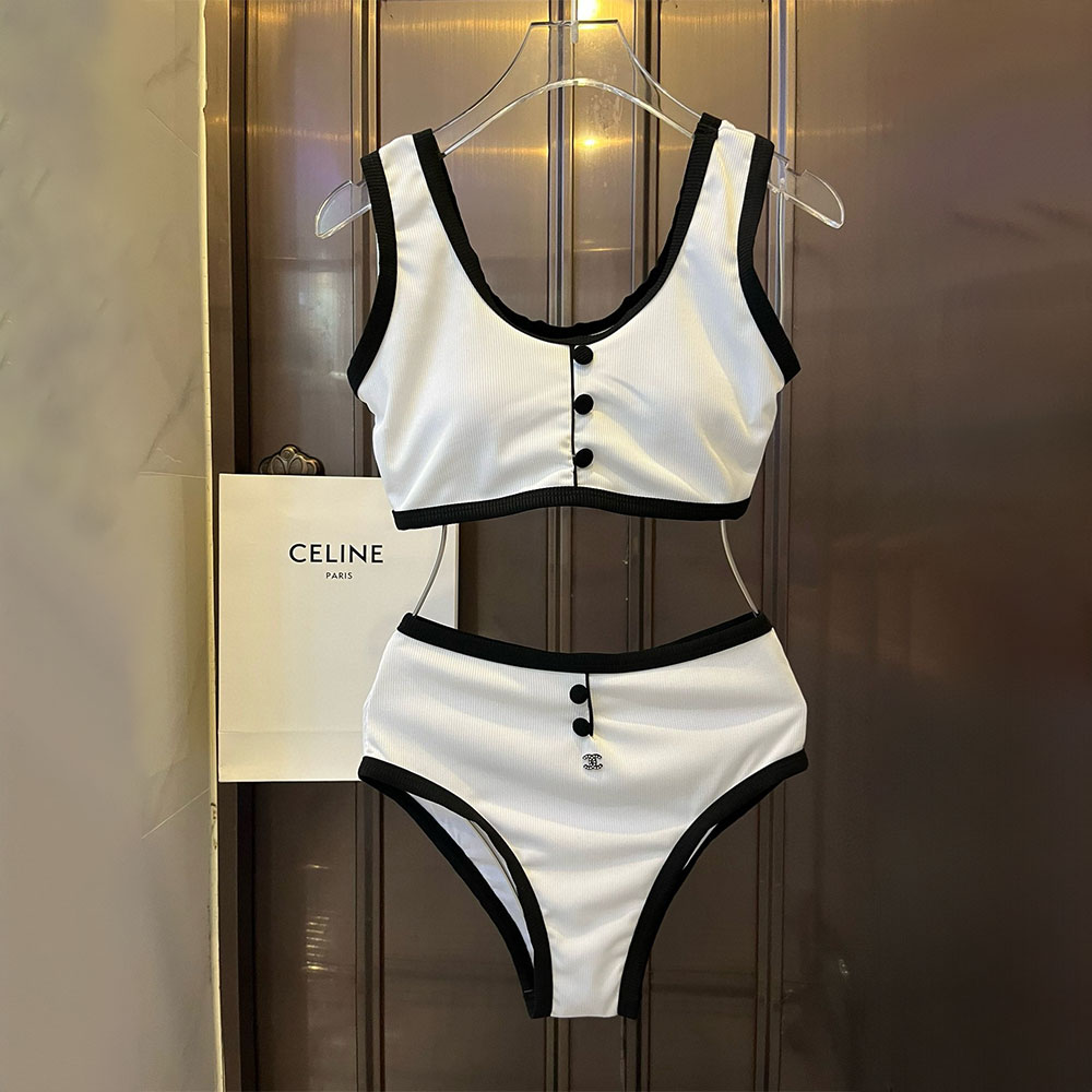 Chanel Two-piece Swimsuit Swimwear（Replica）