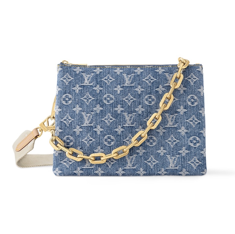 Louis Vuitton LV COUSSIN Denim Bag M24564(Replica)