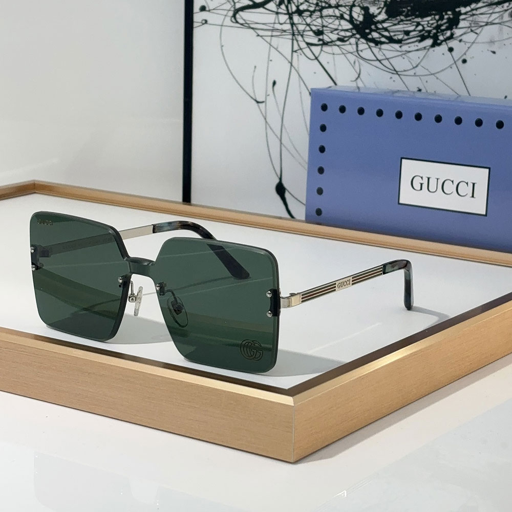 Gucci Stylish Frameless Design sunglasses Top quality (Replica)