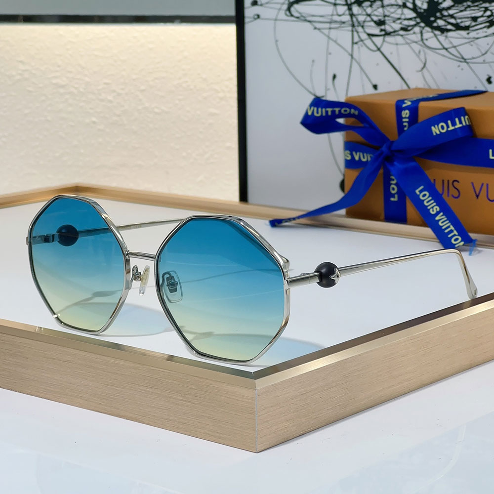 Louis Vuitton LV Lrregular Shape Fashion Sunglasses Top quality (Replica)