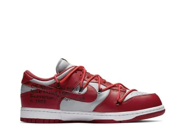 Off-White x Dunk Low LTHR OW Red(Replica)